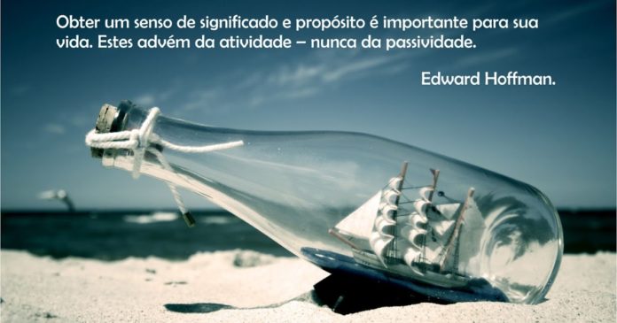 obter senso de significado e propósito na vida