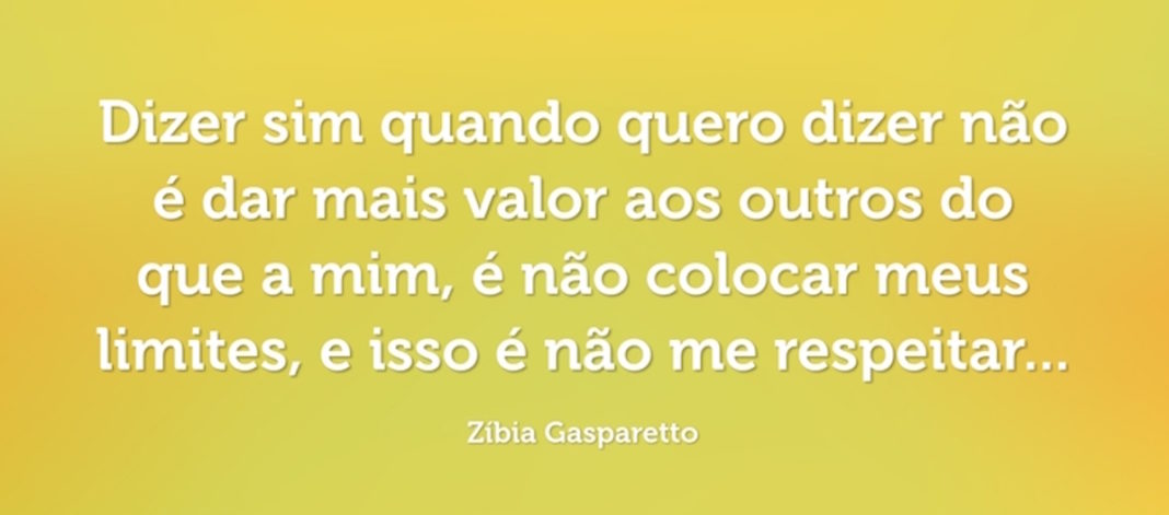 Para você é difícil dizer “não”?