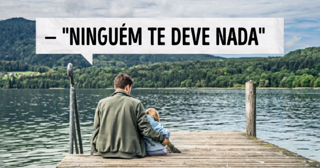 Não devemos esperar nada de ninguém. Mas, eu me importo, sim… E, às vezes, eu espero também.