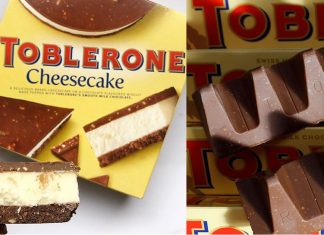 Toblerone lança cheesecake de sorvete com cobertura de chocolate e torrone: Uma combinação perfeita!