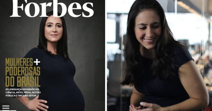 mulher-brasileira-e-a-primeira-a-aparecer-visivelmente-gravida-em-capa-de-revista-de-negocios