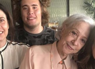 Fernanda Montenegro reúne família em casa para gravar série “Amor e Sorte”.