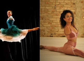 Bailarina que nasceu sem braços sonha ter estúdio de dança adaptado