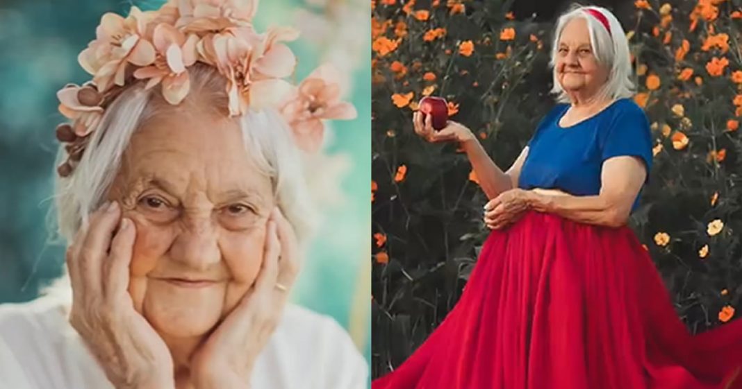 Amor: Neto retrata avó de 84 como fada e princesa em ensaio encantador!