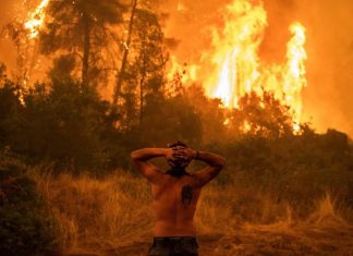 Cenário apocalíptico: Incêndios destroem ilhas na Grécia!