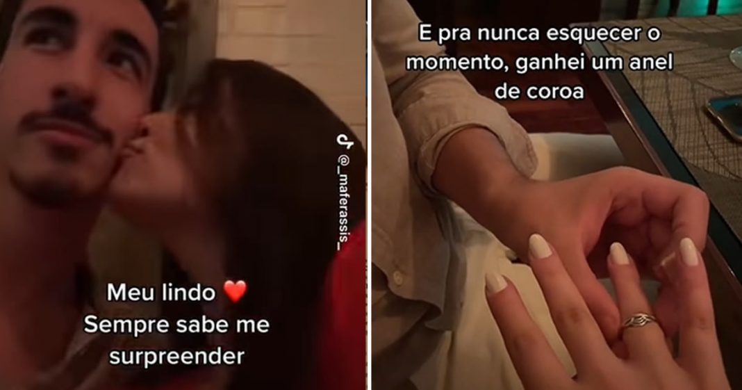 Para pedir ela em namoro, ele comprou um terreno no Reino Unido e deu a ela de presente. “Quero que ela se torne uma lady”.