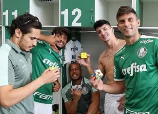 Cubo mágico no Palmeiras: O passatempo que está ajudando os jogadores