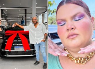 Thais Carla posta foto com carro novo e diz: Mulher gorda pode e deve realizar sonhos”