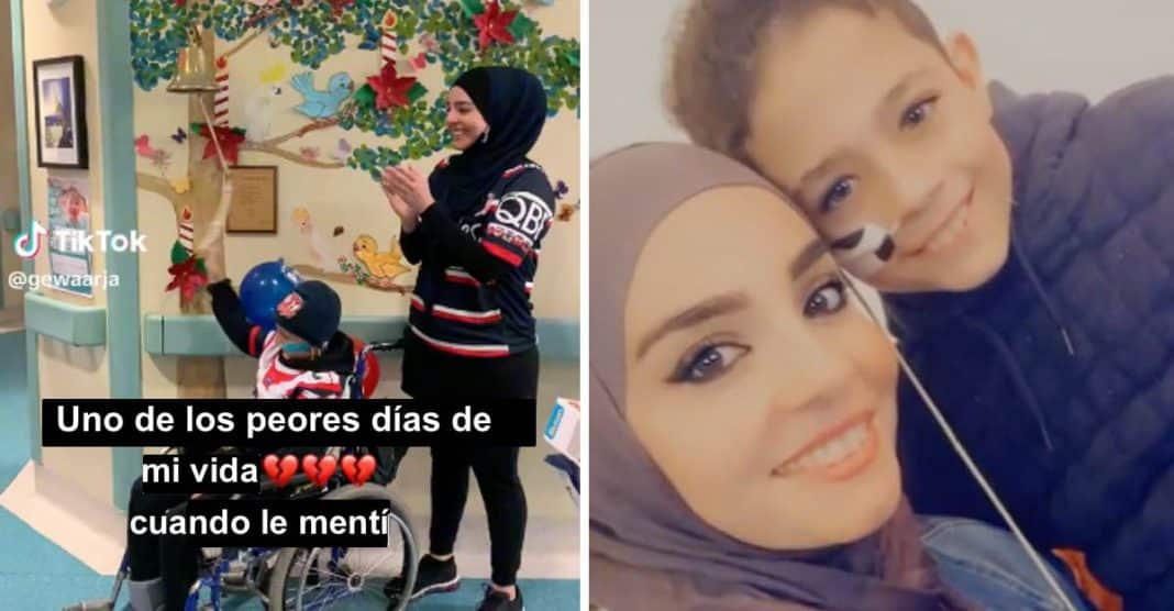 Mãe fez filho acreditar que venceu o câncer para ele ficar feliz: “Sacrifício de amor”