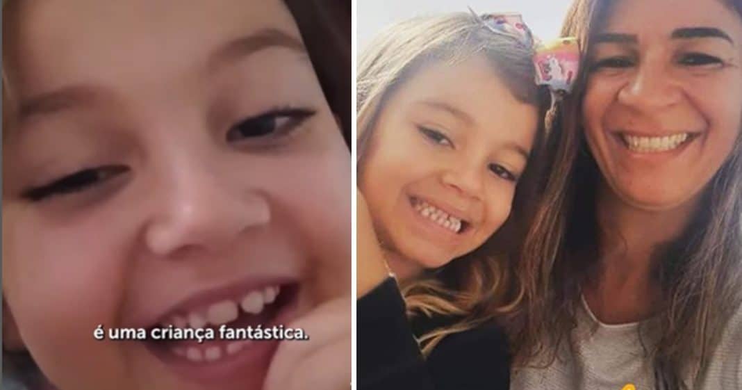 Conheça Maria Flor: Aos 6 anos, ela tem câncer raro estabilizado, após tratamento inédito nos EUA.