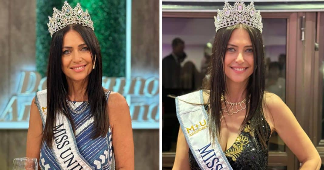 Com 60 anos, ela venceu o concurso de Miss Buenos Aires e poderá disputar o Miss Universo.