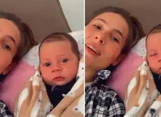 Mãe canta para filha dormir e sua voz é tão linda que o vídeo viralizou. “Que voz maravilhooosa!”.