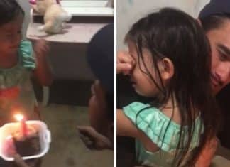 Sem dinheiro para presentes, pai emociona filha com gesto simples e viraliza na web