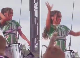 Anitta se irrita com problemas de som em show e joga diversos microfones no chão