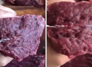 Internautas entram em pânico com vídeo de carne se movendo ao ser salgada — veja o motivo