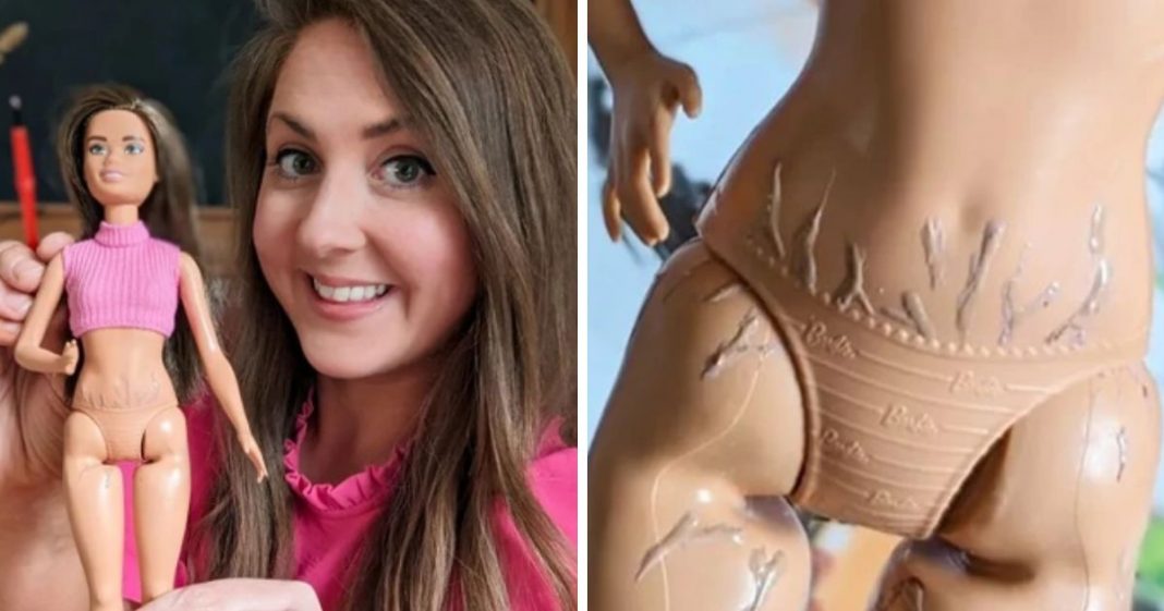 Mãe personaliza boneca com estrias para ensinar autoaceitação e gera debate ‘caloroso’ na internet