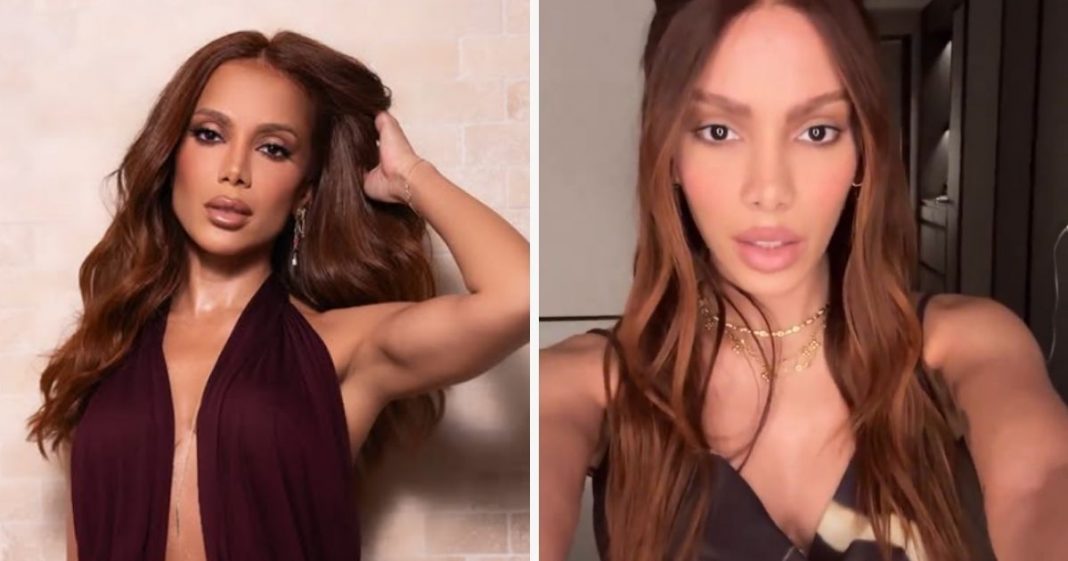 “Novo rosto” de Anitta choca fãs após sumiço: Cantora reaparece irreconhecível ao lado de Naomi Campbell e Sofía Vergara