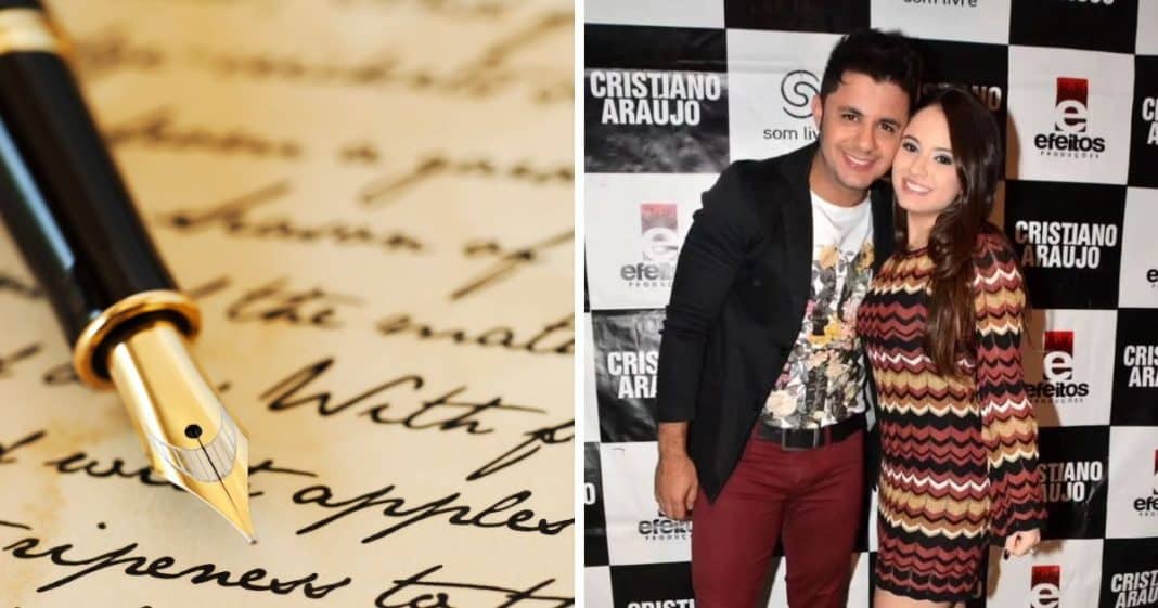carta-psicografada-atribuida-a-namorada-de-cristiano-araujo-emociona-fas-ao-relatar-acidente-e-chegada-ao-plano-espiritual Carta psicografada atribuída à namorada de Cristiano Araújo emociona fãs ao relatar acidente e chegada ao plano espiritual