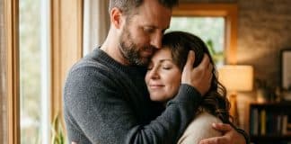 Quando um homem te aperta contra ele durante um abraço, esse detalhe pode revelar o que ele sente