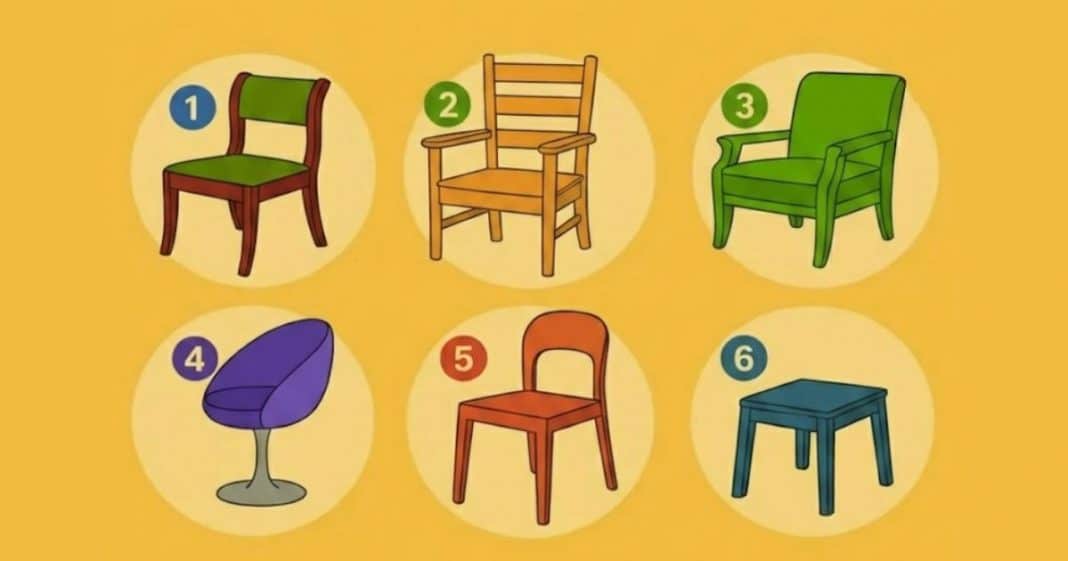 Não trapaceie: escolha uma cadeira e descubra um traço marcante da sua personalidade