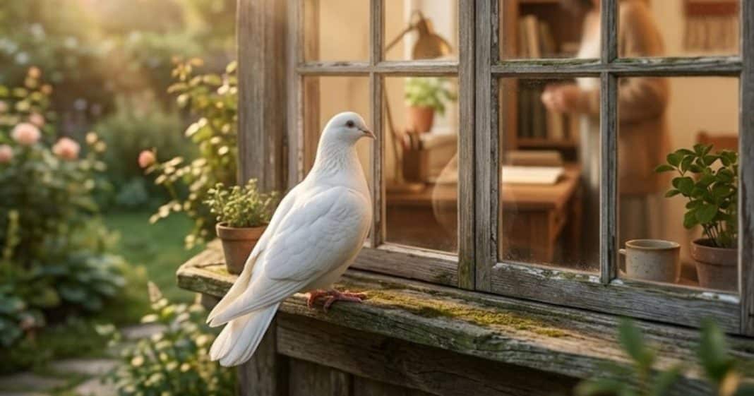 Pouca gente sabe o que significa quando um pombo aparece perto da sua casa