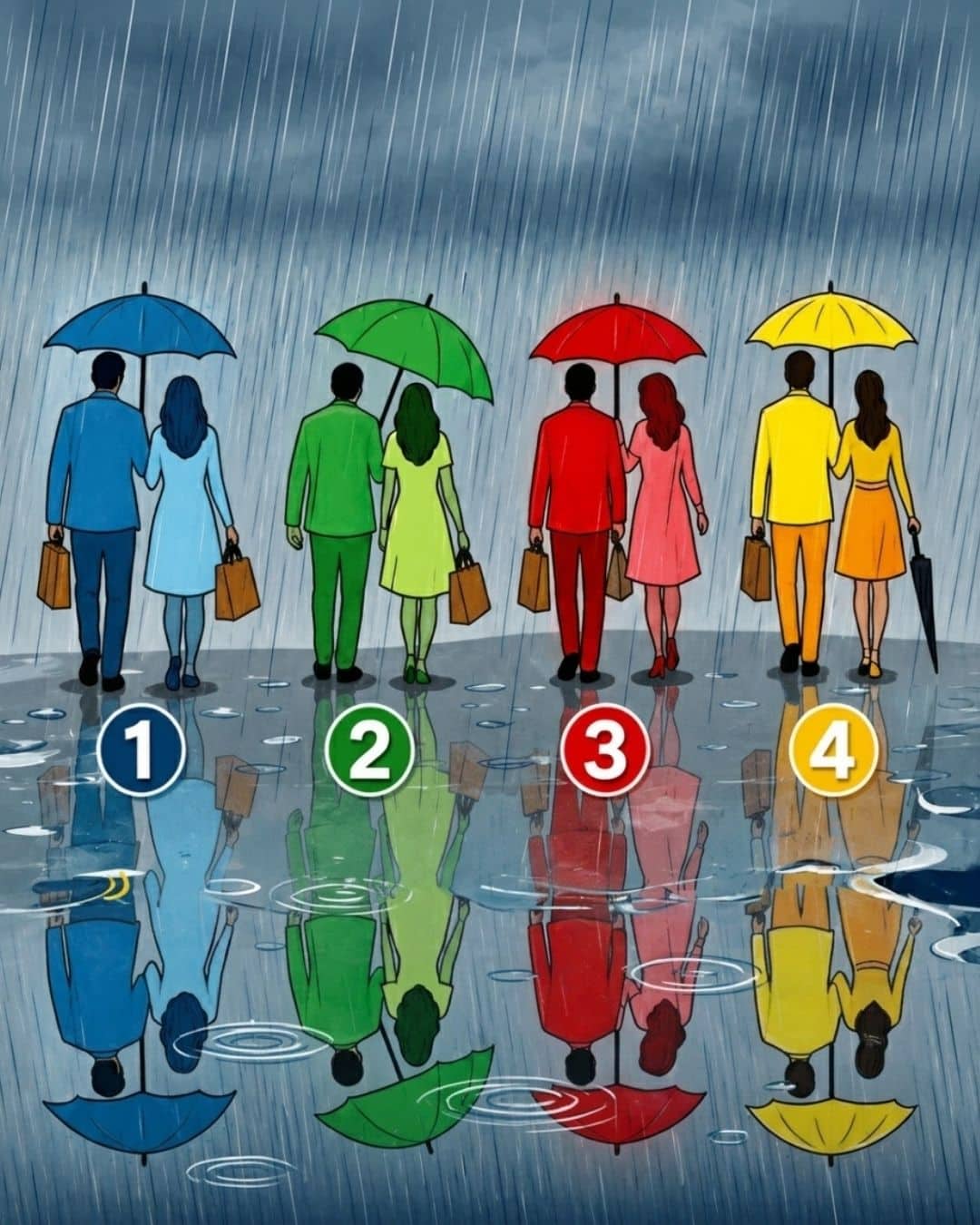 resilienciamag.com - Escolha do casal mais feliz nesta imagem e descubra como VOC&Ecirc; enxerga o amor