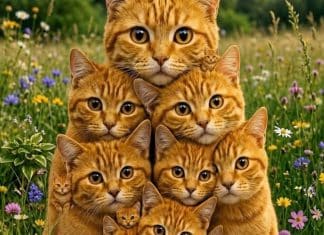 Esse desafio visual está dividindo a internet: você consegue encontrar todos os gatos escondidos na imagem?