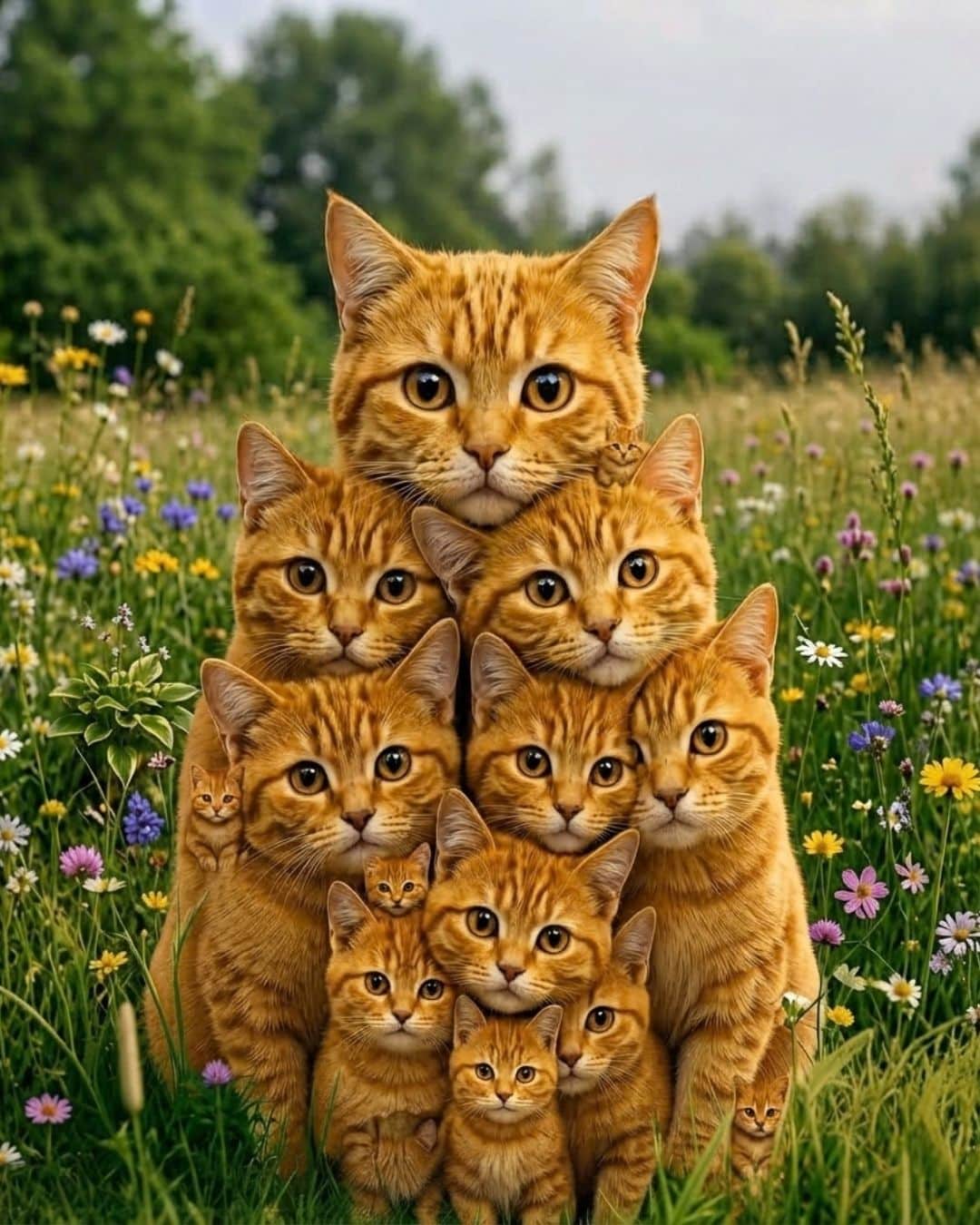 resilienciamag.com - Esse desafio visual est&aacute; dividindo a internet: voc&ecirc; consegue encontrar todos os gatos escondidos na imagem?