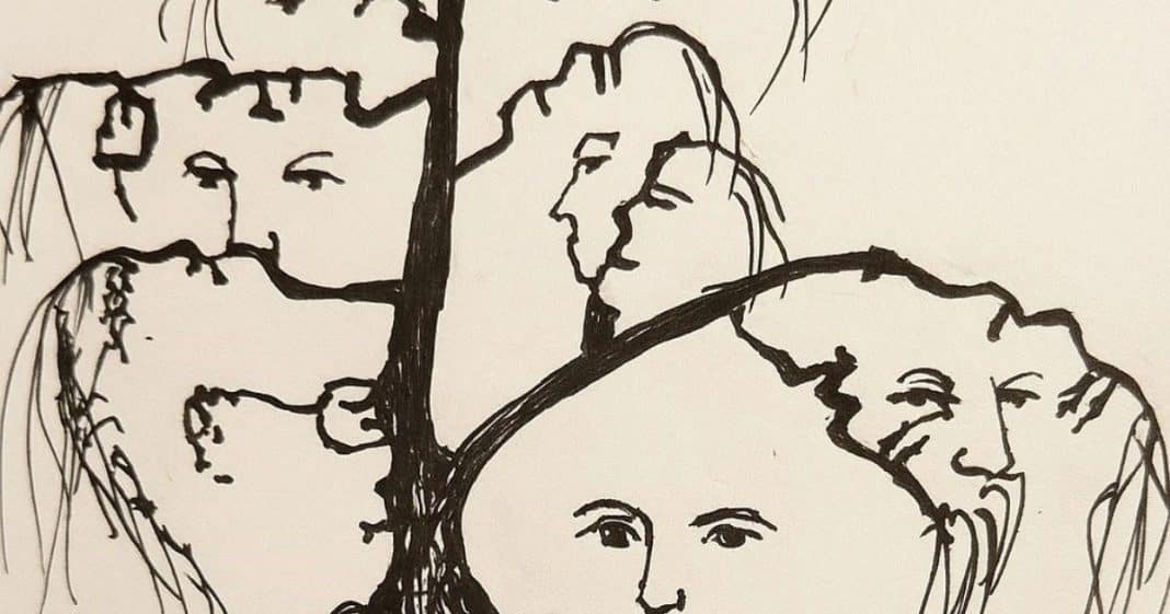 Quantos rostos você consegue ver nesta árvore? Não existe resposta certa — e isso diz muito sobre como você enxerga o mundo