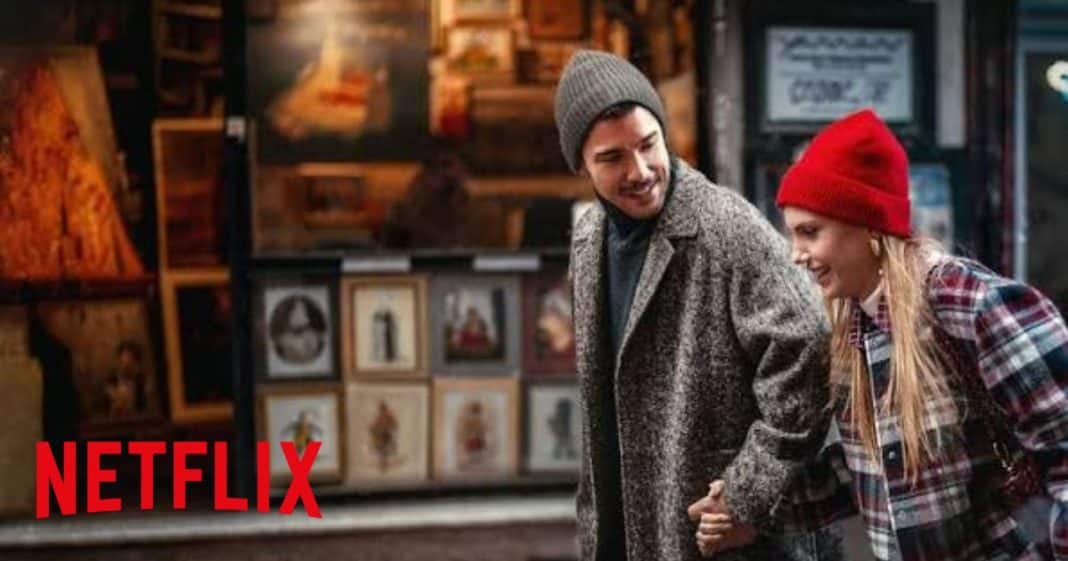 Cansada de passar o Dia dos Namorados sozinha, ela troca mensagens com um desconhecido — e um engano vira sua vida de cabeça para baixo nesta comédia romântica da Netflix