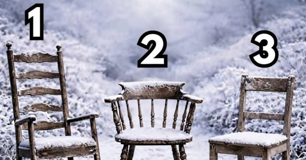 Escolha uma cadeira antes de continuar: a sua resposta pode revelar quem vai estar ao seu lado para sempre
