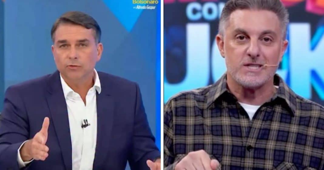 O “segredo” sobre Luciano Huck que Flávio Bolsonaro levou à sabatina da Globo — entenda o que foi dito e o que se sabe até agora