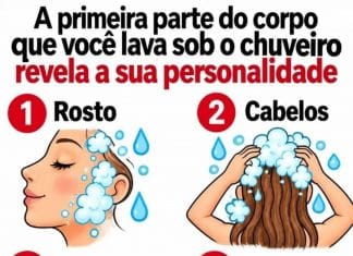 Qual parte do corpo você lava primeiro no banho? A resposta pode revelar como você toma decisões